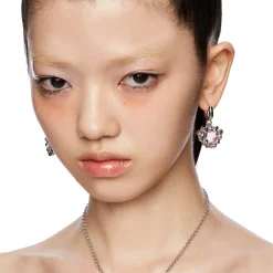 ElectricGirl / Crystal heart Earring