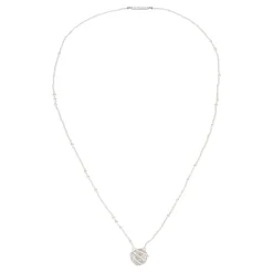 Mermaid / Pearl Web Coin Necklace