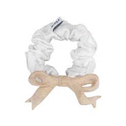 New Material / Wooden Bow Hair Tie
