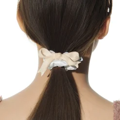 New Material / Wooden Bow Hair Tie