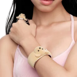 Paradise / Flocked Bear Head Bracelet