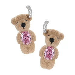 Paradise / Furry Bear Earring