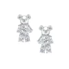 Paradise / Gemstone Patch up Mini Bear Earring
