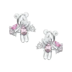 Paradise / Irregular Gem Bear Ear Clip