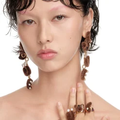 Paradise / LOVE Bear Long Earring