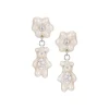 Paradise / Mini Pearlescent Flower Earring