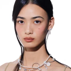 Paradise / Mini Pearlescent Flower Earring