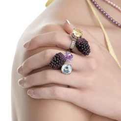 Paradise / Mulberry Gemstone Ring