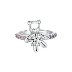 Paradise / Six Claw inlaid Bear Ring