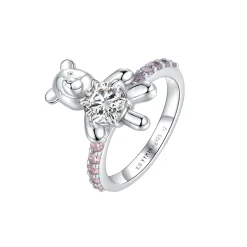 Paradise / Six Claw inlaid Bear Ring