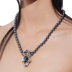 Paradise / Tiger Print Bear Necklace