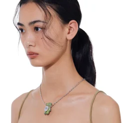 Paradise / Wooden Bear Necklace