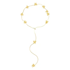 Ripple / Butterfly Long Necklace