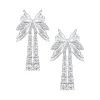 Ripple / Butterfly Zircon Tassel Earring