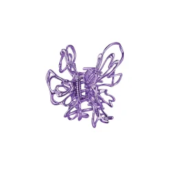 Ripple / Colored Liquefied Metal Butterfly Hair Claw Clip