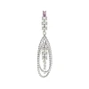 Ripple / Garden zircon earring