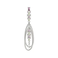 Ripple / Garden zircon earring