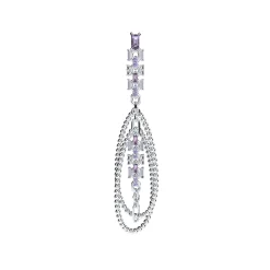 Ripple / Garden zircon earring