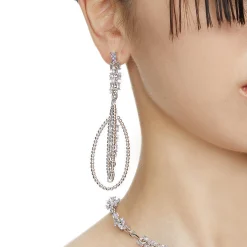 Ripple / Garden zircon earring