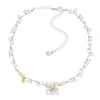 Ripple / Large Square Flower Leaf Chocker