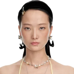 Ripple / Large Square Flower Leaf Chocker
