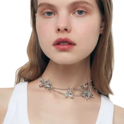 Ripple / Liquefied Butterfly Multifunctional Long Necklace