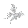Ripple / Liquefied Butterfly Pave Gemstone Earring