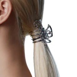 Ripple / Liquefied Metal Butterfly Hair Claw Clip