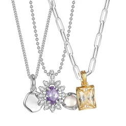 Ripple / Molten pendants Necklace