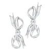 Ripple / Ribbon Bowknot Earring