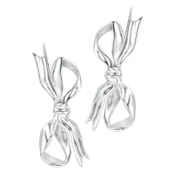Ripple / Ribbon Bowknot Earring