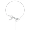 Ripple / Ribbon Bowknot Necklace