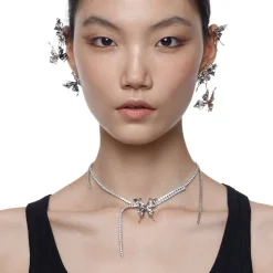 Ripple / Shadow Liquefied Butterfly Earring
