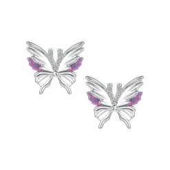 Ripple / Small Shell Butterfly Earring