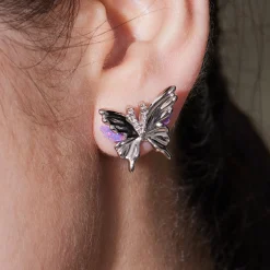 Ripple / Small Shell Butterfly Earring