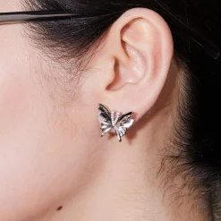 Ripple / Small Shell Butterfly Earring