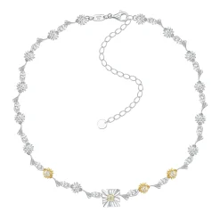 Ripple / Square Flower Leaf Chocker
