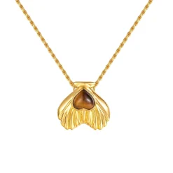 Tasty / Heart Shape Shell Necklace