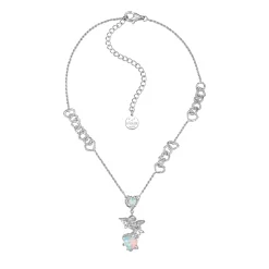 Tasty / Opal Melting Heart Fairy Necklace
