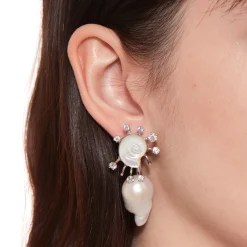 Tasty / Sun Conch Pearl Earring