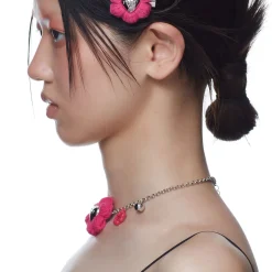 YVMIN X Cacien / Woven Garlic Flower Braided Necklace