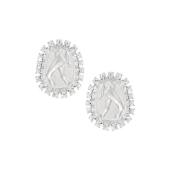 YVMIN X SHUSHUTONG / Basic Shell Sculpture Gemstone Earrings