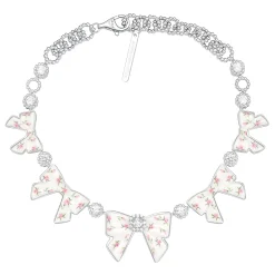 YVMIN X SHUSHUTONG / Ceramic Bowknot Gemstone Necklace
