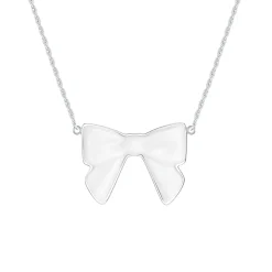 YVMIN X SHUSHUTONG / Double Side Ceramic Bowknot Necklace