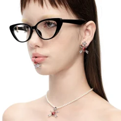 YVMIN X SHUSHUTONG / Double Arrow Heart Earring