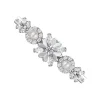 YVMIN X SHUSHUTONG / Gemstone Cross Flower Pearl Hair Clip