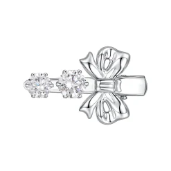 YVMIN X SHUSHUTONG / Gradient Gemstone Metal Bow Hair Pin