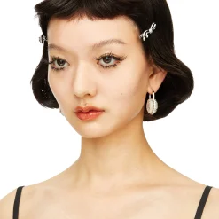 YVMIN X SHUSHUTONG / Metal Bow Silver Hair Pin