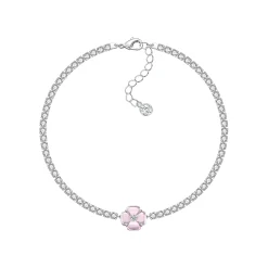 YVMIN X SHUSHUTONG / Natural Gemstone Chain Flower Short Necklace