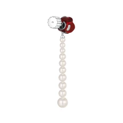 YVMIN X SHUSHUTONG / Pearl String Rose Earring